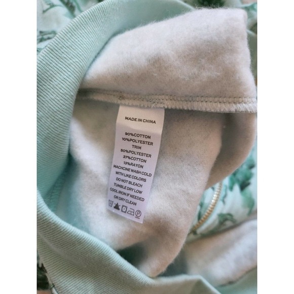 NWT Hill House The Allie Zip- Up Hoodie Sweatshirt in Ski Chalet Print Size S - Picture 12 of 12